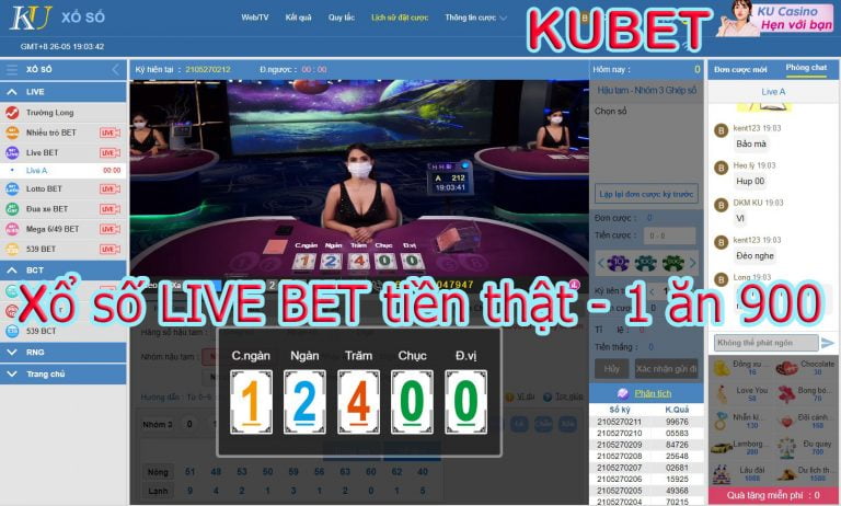 Xổ số online Live bet – lô đề trực tuyến tỷ lệ cao 1 ăn 99